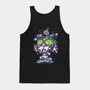 Hip Hop Graffiti Recorder Tank Top